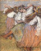 Edgar Degas Russian Dancers Spain oil painting artist